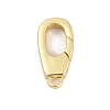 Brass Spring Gate Clasps KK-M311-24G-02-1