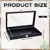 Wood Jewelry Display Cases with Visible Window Lid AJEW-WH0696-753A-2