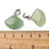 Natural Green Aventurine Pendants G-Z067-05P-06-4