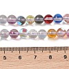Electroplated Synthetic Moonstone Beads Strands G-C131-A01-01-4