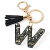 1Pc Resin Letter Keychains KEYC-TADJ0001-09W-2