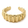 Brass Open Cuff Ring for Women RJEW-Z070-05G-01-2