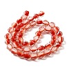 Two Tone Resin Beads Strands GLAA-T035-02D-3
