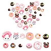 48 Pcs 12 Style Resin Cabochons CRES-SC0001-95-1