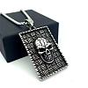 Vintage Punk 304 Stainless Stee Skull Medal Pendant Necklaces for Men TO1001-2