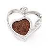 Synthetic Goldstone Pendants G-C236-01A-P-RS-3
