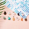 Fashewelry Natural/Synthetic Gemstone Pendants G-FW0001-01-4