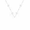 Snowflake 304 Stainless Steel Link Chain Necklaces for Women FS-WGDC653-03-2
