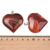 Natural Banded Agate Pendants GG-K002-04W-3