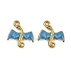 304 Stainless Steel Enamel Pendants STAS-G370-01G-02-1