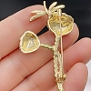 Exquisite Seedpod of the Lotus Alloy Brooch PW-WGB4D88-01-4