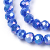 Electroplate Glass Beads Strands LS-EGLA-A034-P4mm-B21-3