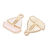Alloy Enamel Pendants AL-CBAE435-15G-04-2