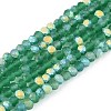 Transparent Glass Beads Strands LS-EGLA-A044-T2mm-MB18-1