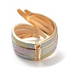 Sparkle Wings Wrap Alloy Cuff Bangles BJEW-C058-05G-01-3