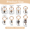 16Pcs 8 Styles Cat Shape Alloy Enamel Shoes Charms HJEW-HY00020-2