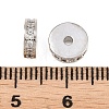 Brass Micro Pave Clear Cubic Zirconia Beads KK-H292-40P-3