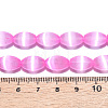 Dyed Natural Selenite Beads Strands G-T138-233G-4