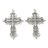 Tibetan Style Zinc Alloy Big Pendants X-TIBEP-R334-117AS-RS-1