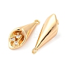Brass Rhinestone Pendants KK-E793-24G-2