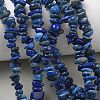 Natural Lapis Lazuli Chip Beads Strands X-G-E271-121-5