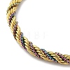 304 Stainless Steel Rope Chain Bracelets for Women BJEW-G712-14A-GRC-2
