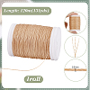 Waxed Polyester Cord YC-WH0018-01E-4
