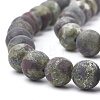Natural Dragon Blood Stone Beads Strands G-T106-141-2
