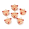 Alloy Enamel Charms AL-CBAC5EF-04G-01-1