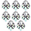 Glass Rhinestone Embroidery Sew on Ornament Accessories PATC-WH0021-070B-1