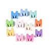 UV Plating Opaque Acrylic European Beads SACR-Z007-01M-1