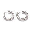 Tarnish Resistant 201 Stainless Steel Huggie Hoop Earrings EJEW-L256-05R-P-1