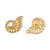304 Stainless Steel Pendants STAS-P396-02G-02-2