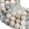 Natural Aquamarine Beads Strands LS-GG-CBA7BB7-A01-8mm-4