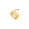 304 Stainless Steel Cuff Open Rings WGC3834-09-1