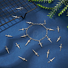 24Pcs 4 Styles 304 Stainless Steel Pendants STAS-UN0060-02-2