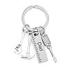 Non-Tarnish Father's Day Theme 201 Stainless Steel Keychain KEYC-A010-04-1