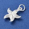 925 Sterling Silver Starfish Pendants LS-STER-E071-02S-01-2