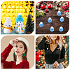 50Pcs 10 Colors Polyester Doll Woolen Hat DOLL-CP0001-01-5