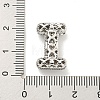 Platinum Plated Brass Micro Pave Cubic Zirconia Pendants KK-L073-001P-I-3