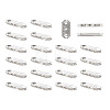 100Pcs 3-Hole Iron Grade A Rhinestone Bridge Spacers RB-SW0001-02-20