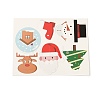 DIY Christmas Theme Paper Cake Insert Card Decoration DIY-H108-13-2
