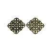 Tibetan Style Filigree Joiners LS-TIBEP-A2690-AB-FF-1