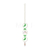 Shell Moon Hanging Ornaments HJEW-P016-01G-D-1