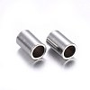Tarnish Resistant 201 Stainless Steel Tube Beads STAS-O107-07P-A-2