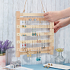 5-Tier Wall-Mounted Wood Earring Display Stand EDIS-WH0016-026-3