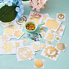 Self Adhesive Brass Stickers DIY-TA0008-69-11