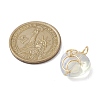 Opalite Copper Wire Wrapped Pendants PALLOY-JF02599-01-2