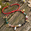 Chakra 304 Stainless Steel & Shell Charm Bracelets RE0634-2-4