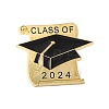 2024 Graduation Caps Enamel Pins JEWB-M042-08A-1